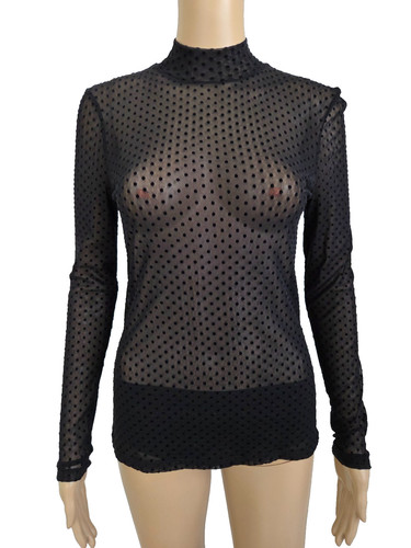 Shirt langarm schwarz hoher - schwarz,,