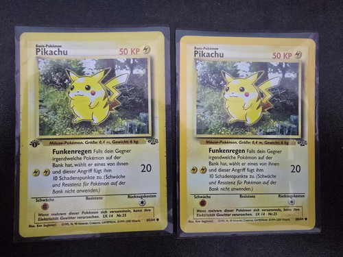 Pikatchu pokemon karte 1 - pikatchu,