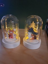 Star Trading FOREST FRIENDS, Glaskuppel mit LED, 2er Set, Weihnachtsdeko
