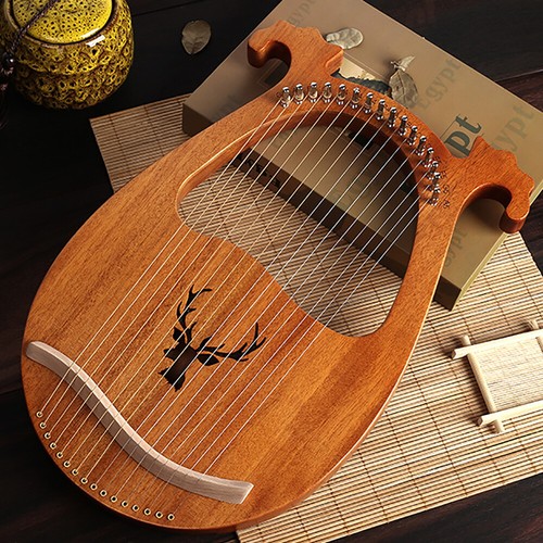 Leier harfe mahagoni korpus - leier,