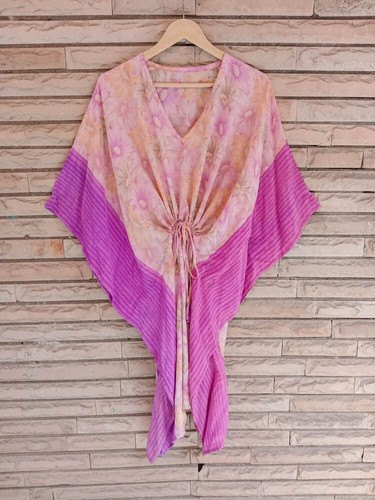 Krepp kleid tunika kaftan - krepp, midi