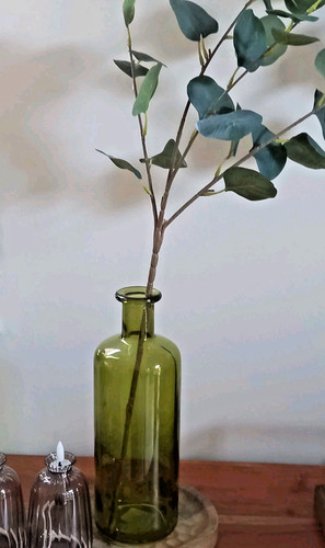 Flasche grün vase 28cm bottle - vase,