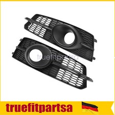 Paar Für Audi A6 C7 S-Line ab 14-18 Stoßstangengitter SET schwarz glanz komplett
