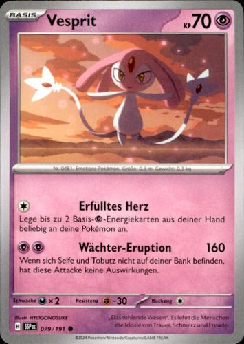 Pokemon vesprit 079 191 ssp - ssp, de
