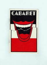 Theater-Programmheft Caberet
