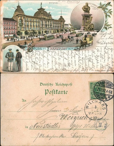 Litho frankfurt main - frankfurt, am