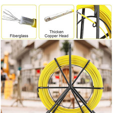 100m Fiberglas Einziehspirale