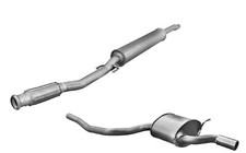 Auspuff Auspuffanlage ab KAT Enschalldämpfer für MINI COOPER  Cabrio 1,6 R56 R57