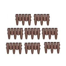 Beetumrandung Nessa Palisaden braun 8teilig