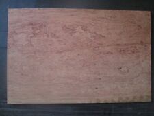 Bubinga one piece Decke Top 58,5x38x0,9cm Gitarre Bass Tonholz tonewood Nr 11