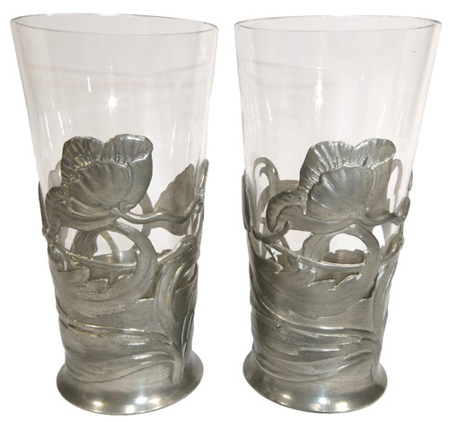 Wiener jugendstil glashalter - jugendstil,