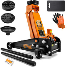 Profi Wagenheber hydraulisch 3T, 130-490 mm + 2x Gummi mit EXTRAS Autoheber