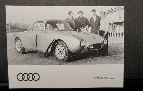 Foto postkarte audi rennwagen - postkarte,