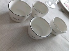 4er Set Dipschalen mit Salt