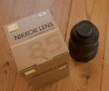 wie neu: Original NIKON AF-S NIKKOR 85mm f/1.4 G Nano Crystal Coatmit + Zubehör