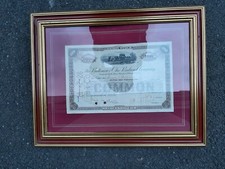 Baltimore and Ohio Railroad Company  Historische Aktie (1927) gerahmt 100 shares