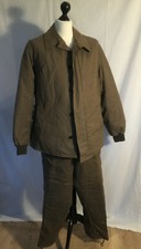 SELTEN DDR NVA  WINTERANZUG 1965 GESTEMPELT KHAKIFARBEN JACKE HOSE NEUWERTIG