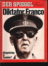 Der Spiegel  6. Oktober 1975 Nr. 41 "Diktator Franco"