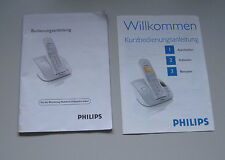 Bedienungsanleitung für Philips Mobilteil CD 230 + Kurzbedienungsanleitung J