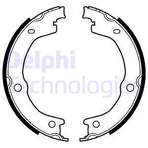 Ls2118 delphi bremsbackensatz - delphi,