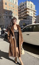 Nerzfell männlich Demy Buff Natur Vintage