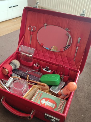 Antiker reisekoffer art deko - ,