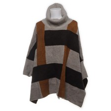 Zara knit poncho größe m - zara, poncho,