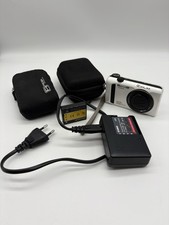 ‼️ CASIO Exilim EX-ZR100 Weiß Digitalkamera S. Display GETESTET ‼️