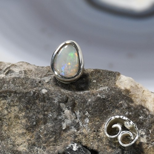 Edelopal ohrring 925er - ohrring,,