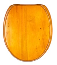 WC SITZ TOILETTENDECKEL KLODECKEL KLOBRILLE WC DECKEL BRILLE TOILETTENSITZ HOLZ