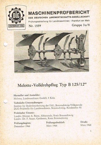 Melotte volldrehpflug typ - melotte-,