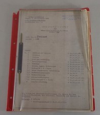 Teilekatalog Wumag Simon Hydraulik Plattform Modell U35 von 1975