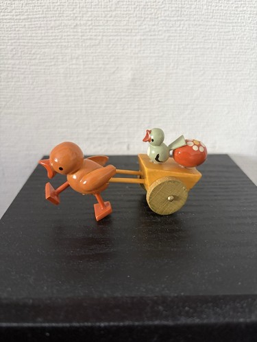 Erzgebirge ente mit osterwagen - erzgebirge,