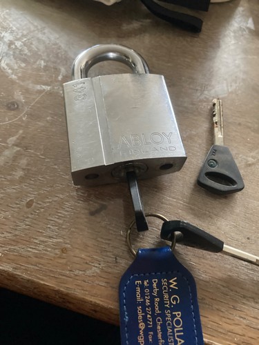Abloy 341 mit - 3, schlüsseln