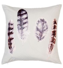 KISSENHÜLLE Federn 45x45cm