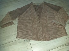 *WRAP LONDON*  Strickjacke Gr.40 Farbe braun/beige 