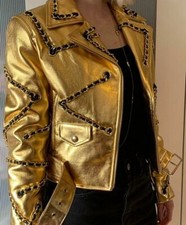 MOSCHINO H&M Jacke Leder