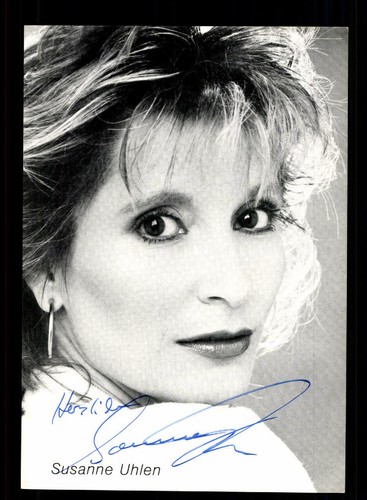 Susanne uhlen autogrammkarte - uhlen,