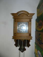 Wanduhr Pendeluhr Regulator Urgos mit 3 Gewichten