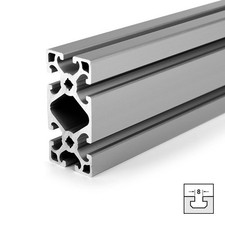 Aluprofil 40x80 Nut 8 Profil