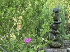 Brunnen / Wasserspiel aus Ziersteine --  wunderschön & beruhigend Höhe ca 90cm