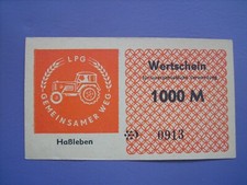 DDR-Ersatzgeld der LPG