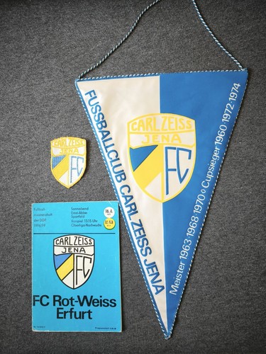 Ddr fußball oberliga - fußball, wimpel