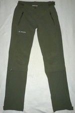 VAUDE Zip-Off Outdoorhose hochelastisch Olivgrün Gr:34/XXS