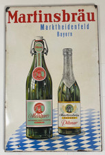 Emailschild Martinsbräu Marktheidenfeld Brauerei