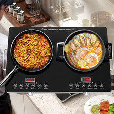 Kochfeld Glaskeramik doppel