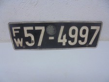 Nummerschild Kennzeichen