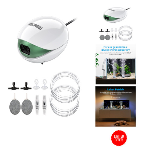 Aquarium luftpumpe 400 leise - aquarium,