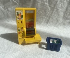 Playmobil 7931 Getränkeautomat Schule Kiosk Flaschen Transportkorb Komplett