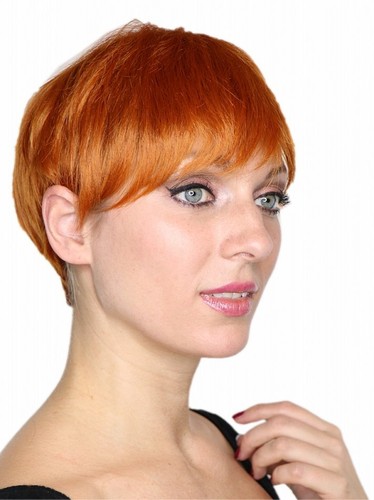 Orange kurzhaar ron perücke - kurzhaar,